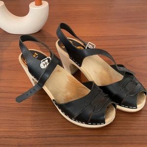 Swedish Hasbeens Toffel Black 38